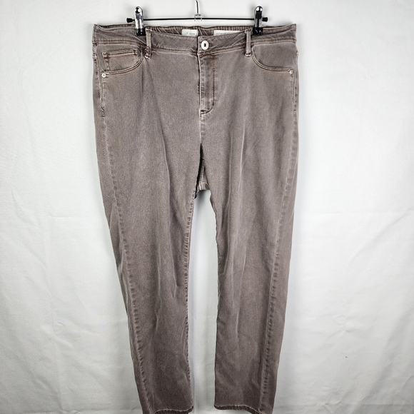 J Jill Denim Pants Authentic Fit Slim Ankle Size 16 - Picture 1 of 7